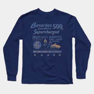 Vintage Motorcycle land Speed record Holder Long Sleeve T-Shirt